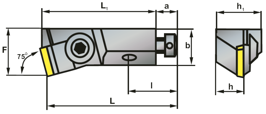 CSKPR 12CA12 vyvrtávací tyč